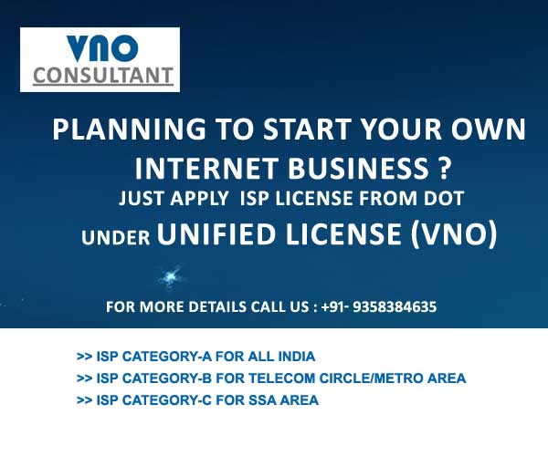 ISP License in UL-VNO